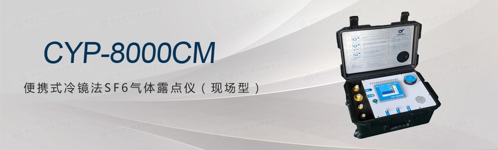 CYP-8000CM便攜式冷鏡法SF6氣體露點(diǎn)儀（現(xiàn)場型）